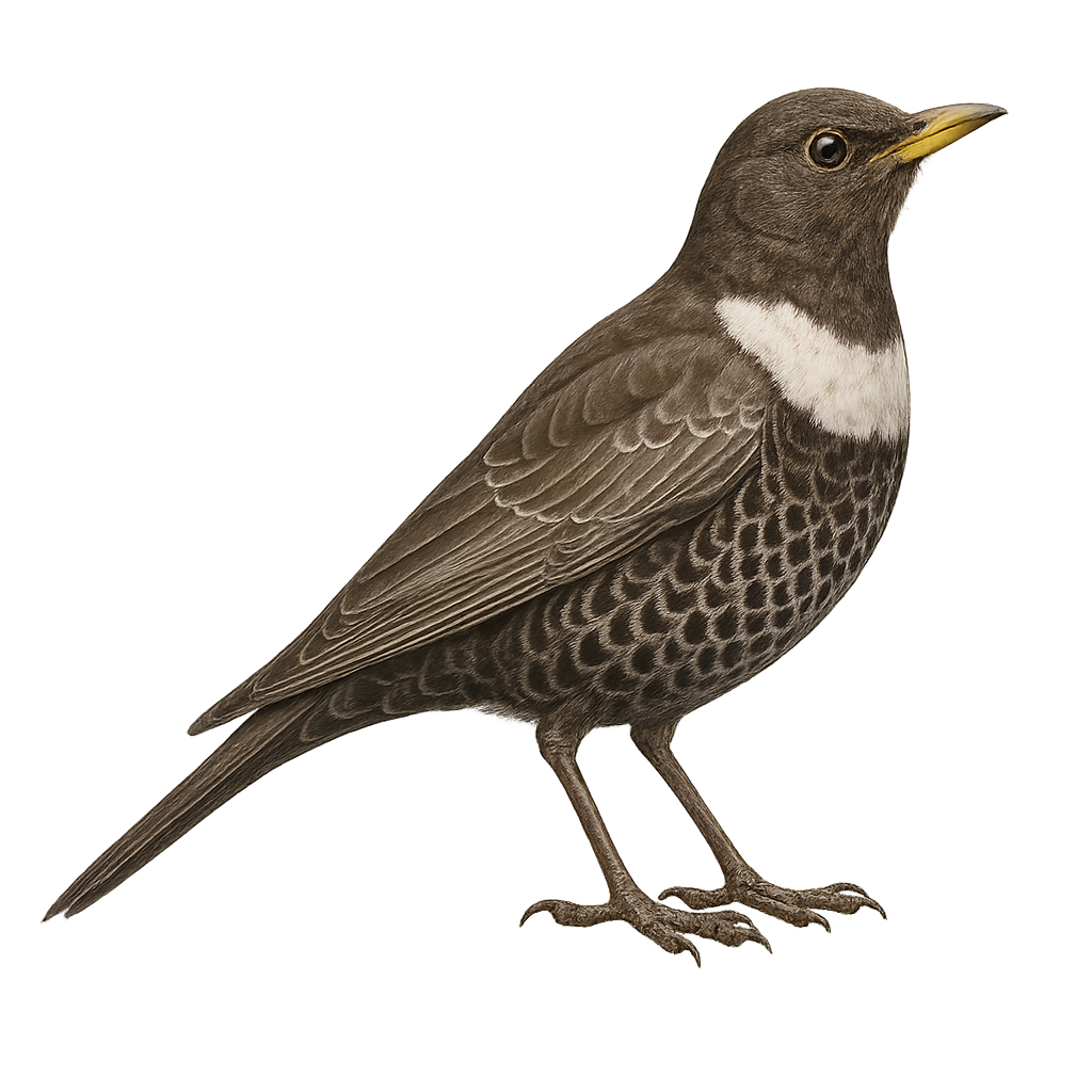 Merle à plastron