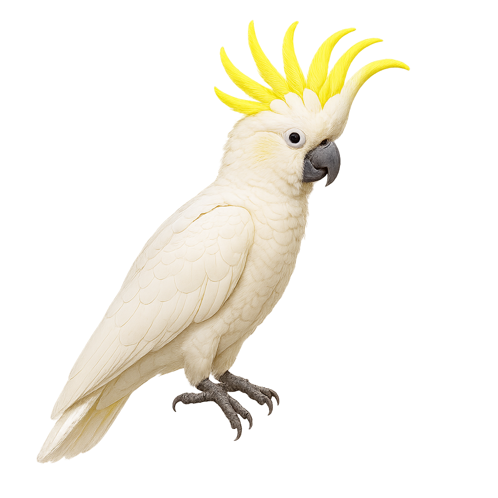 Cacatoès à huppe jaune