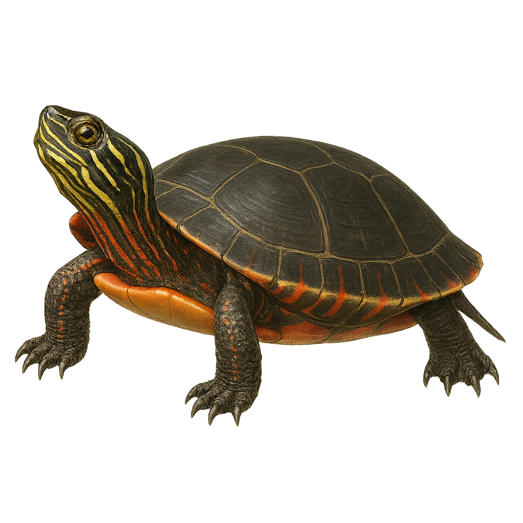 Tortue peinte
