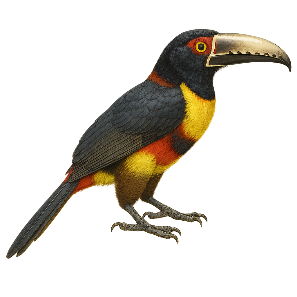 Toucan à collier