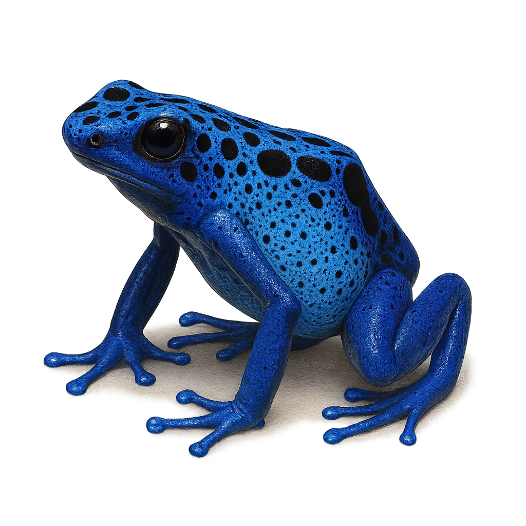 Dendrobate bleu