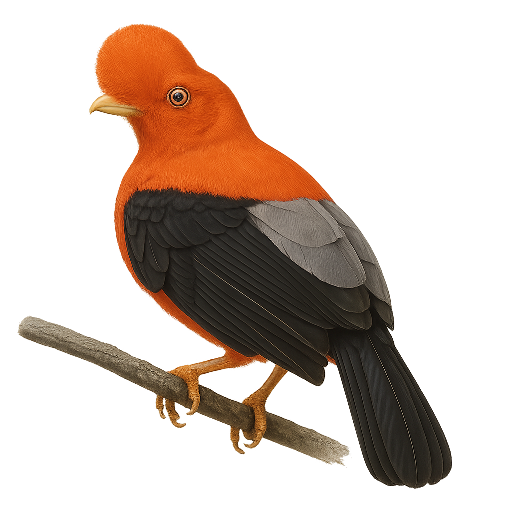 Coq de roche péruvien