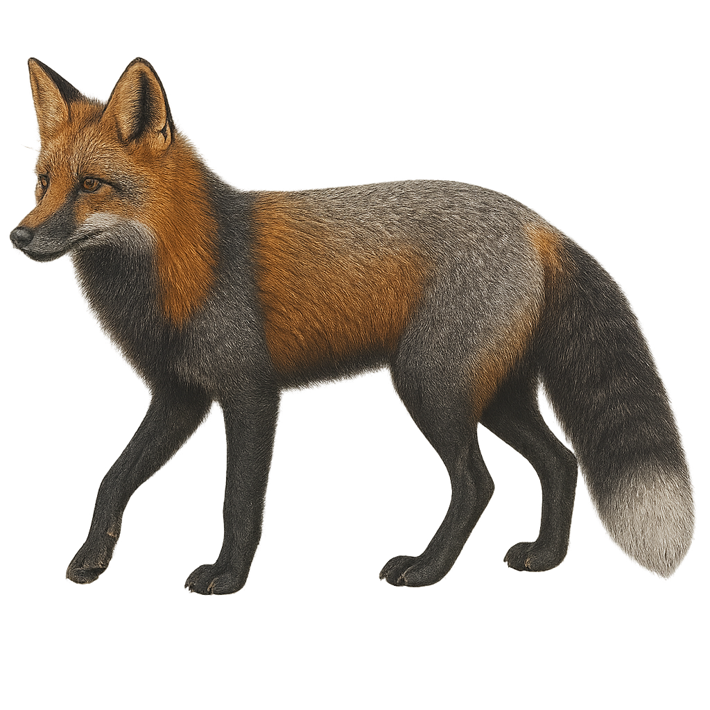 Renard roux d'Alaska