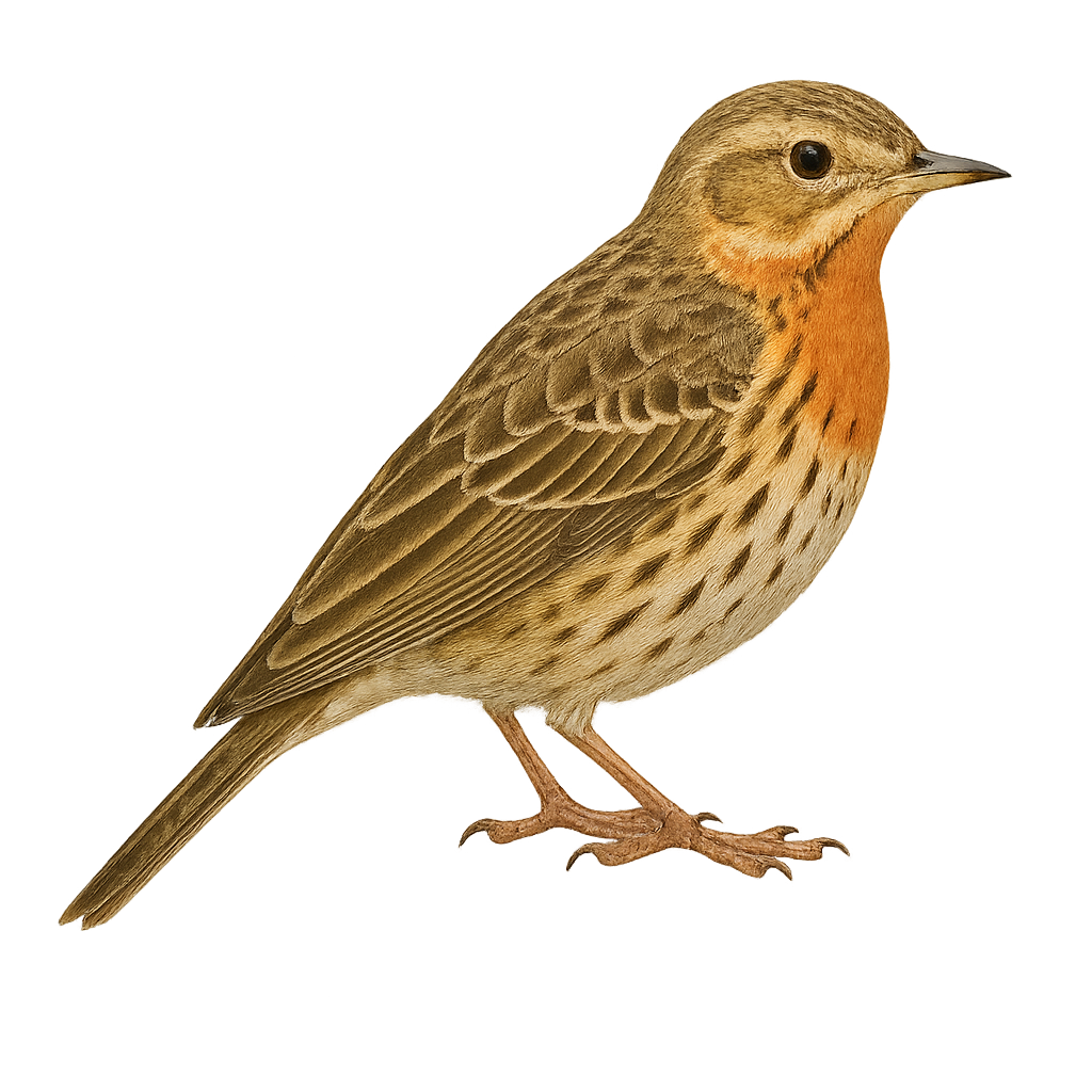 Bisbita Gorgirrojo