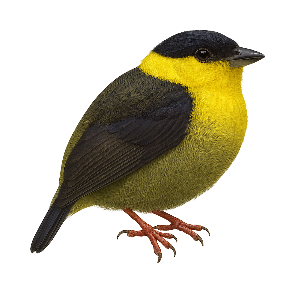 Manakin à tête jaune