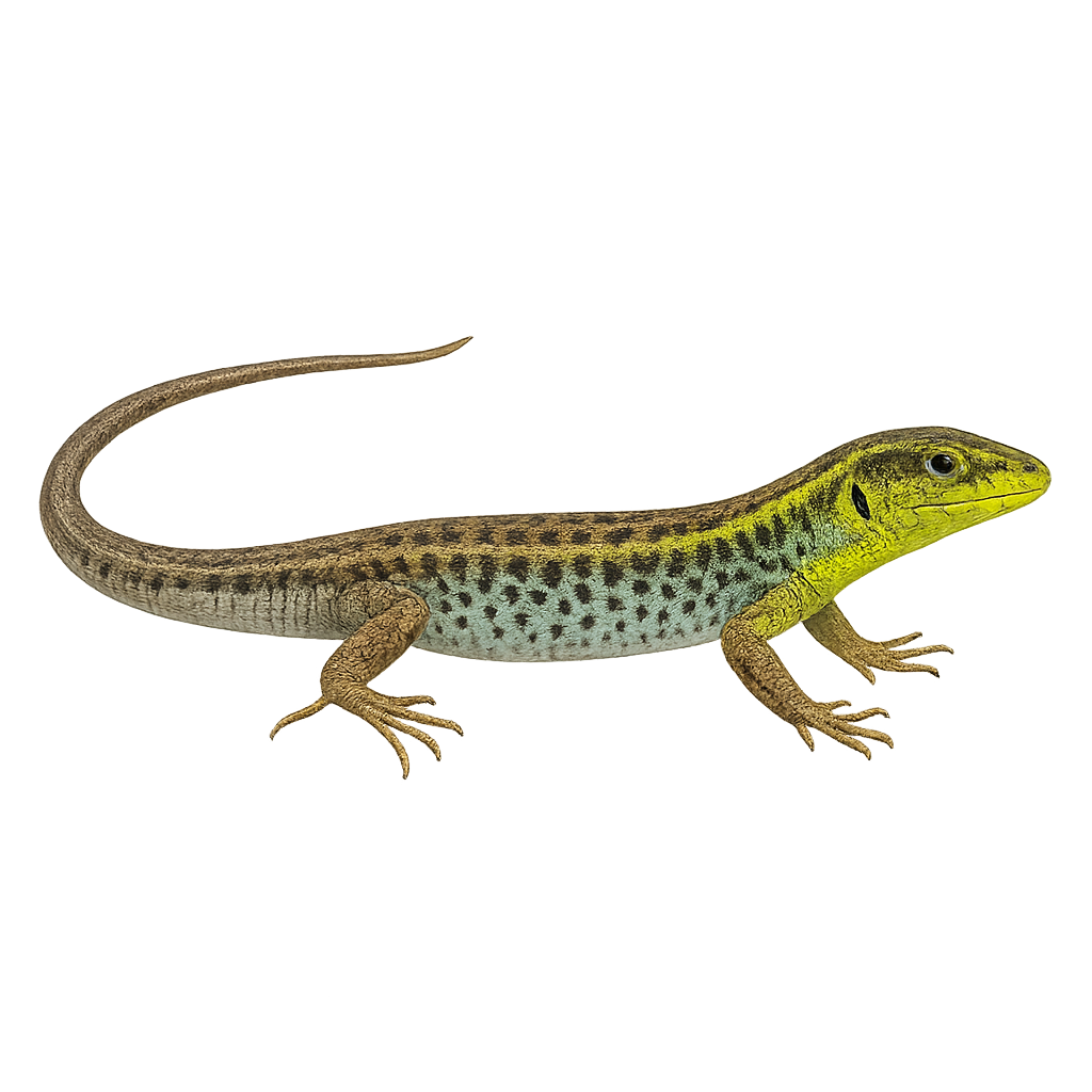 Lézard serpentiforme élégant