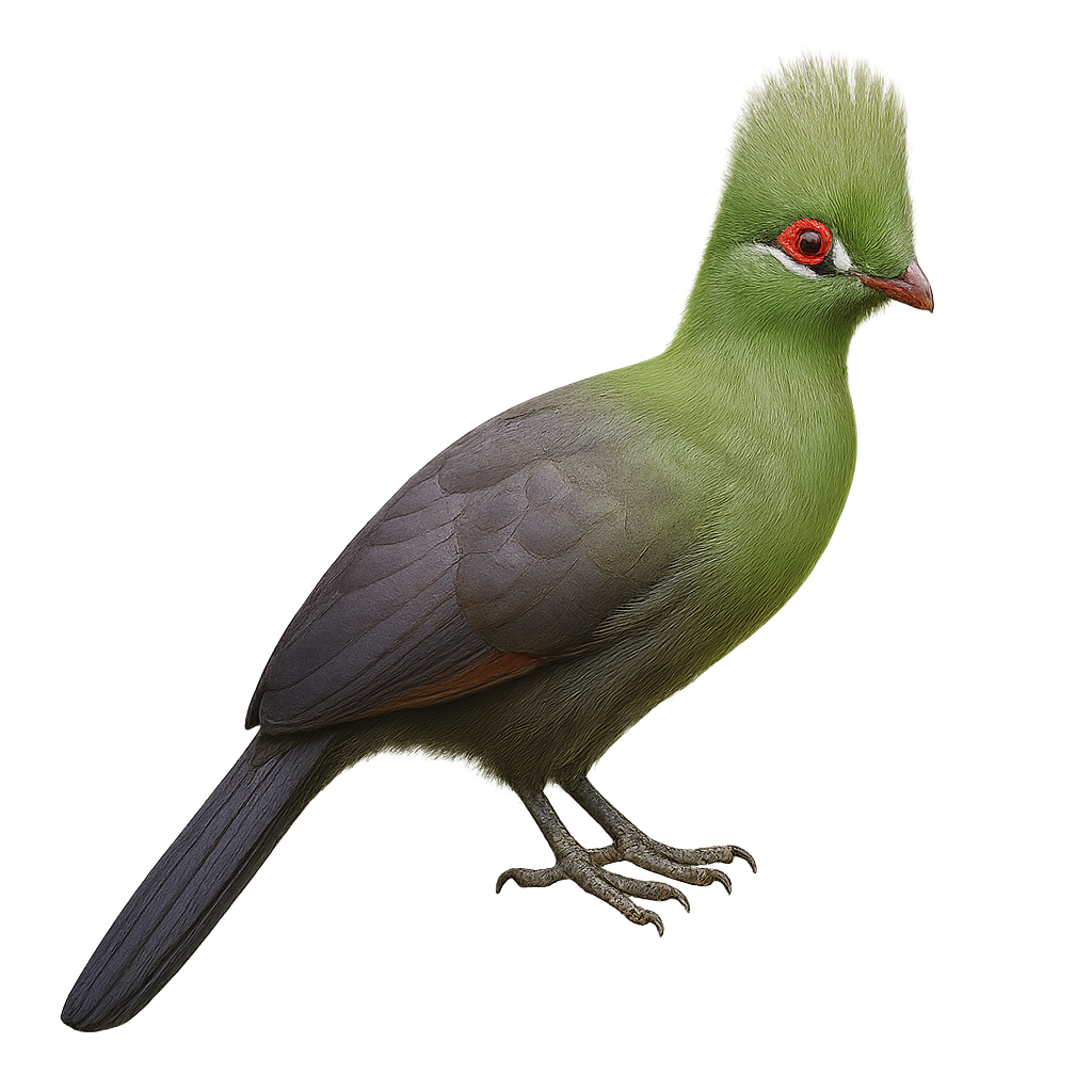 Touraco vert