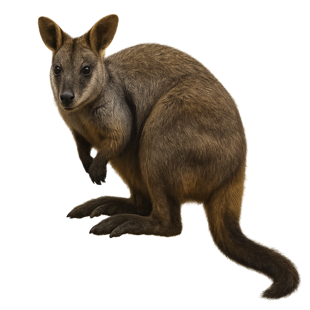 Wallaby de cola de pincel