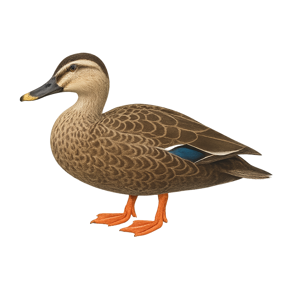 Canard à bec tacheté