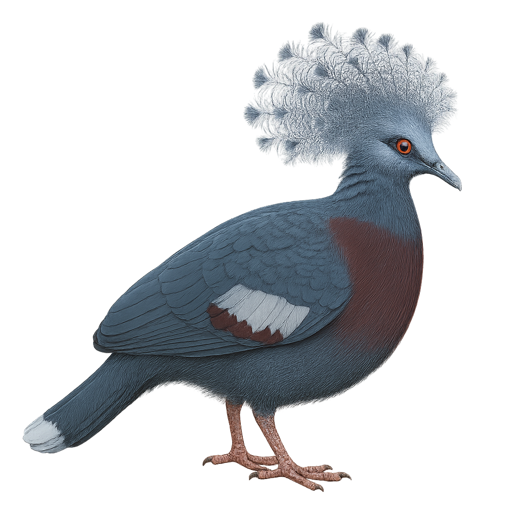 Victoria crowned pigeon