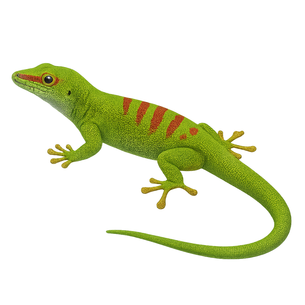 Grand gecko diurne de Madagascar