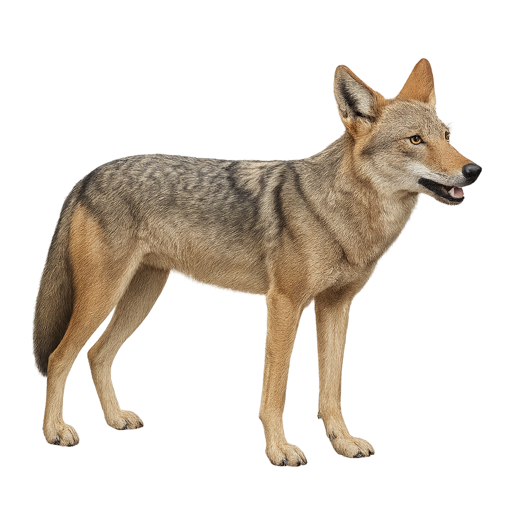 African golden wolf