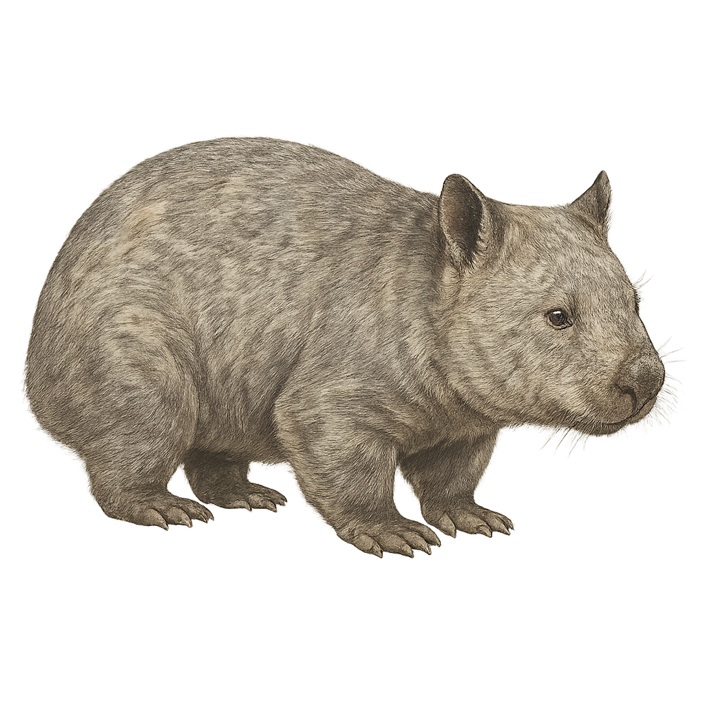 Wombat à nez poilu du Nord