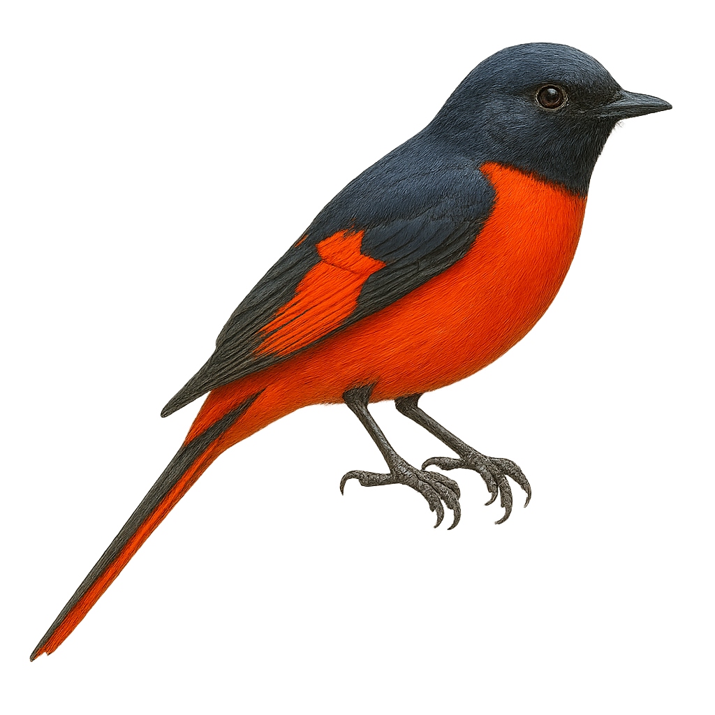 Minivet écarlate
