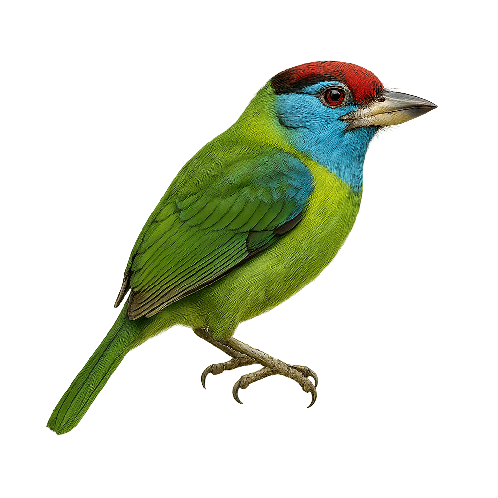 Barbudo de garganta azul