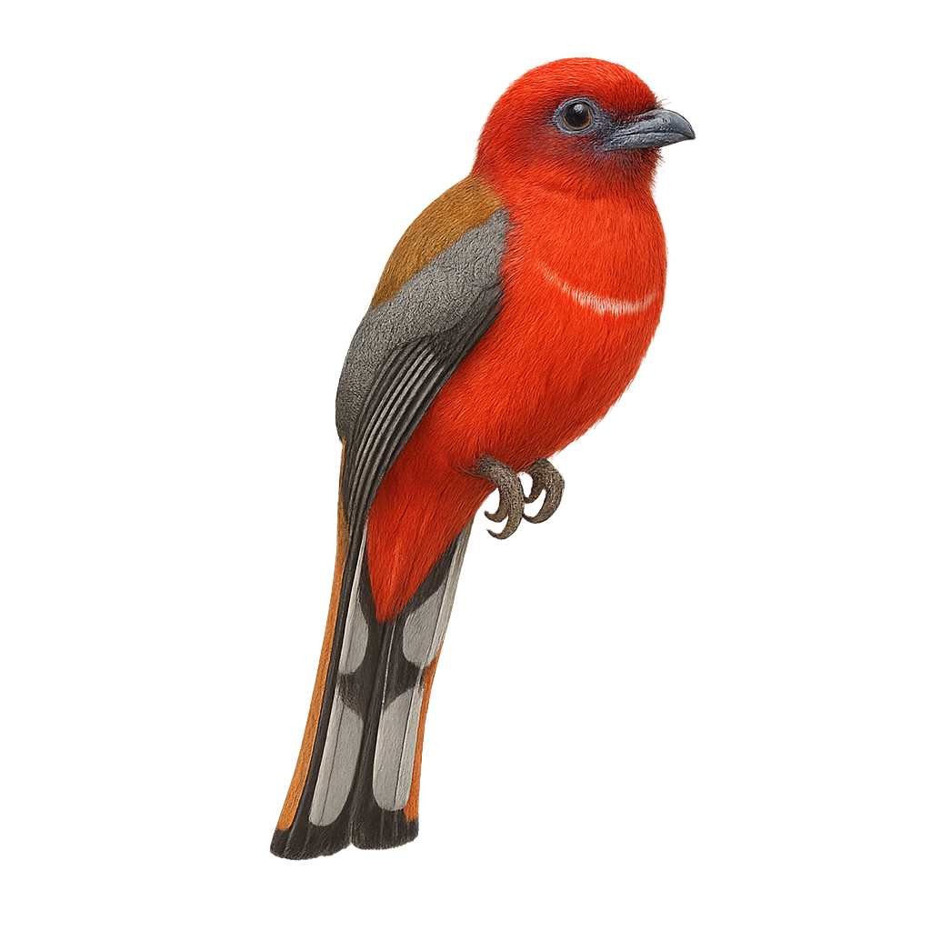 Trogon à tête rouge