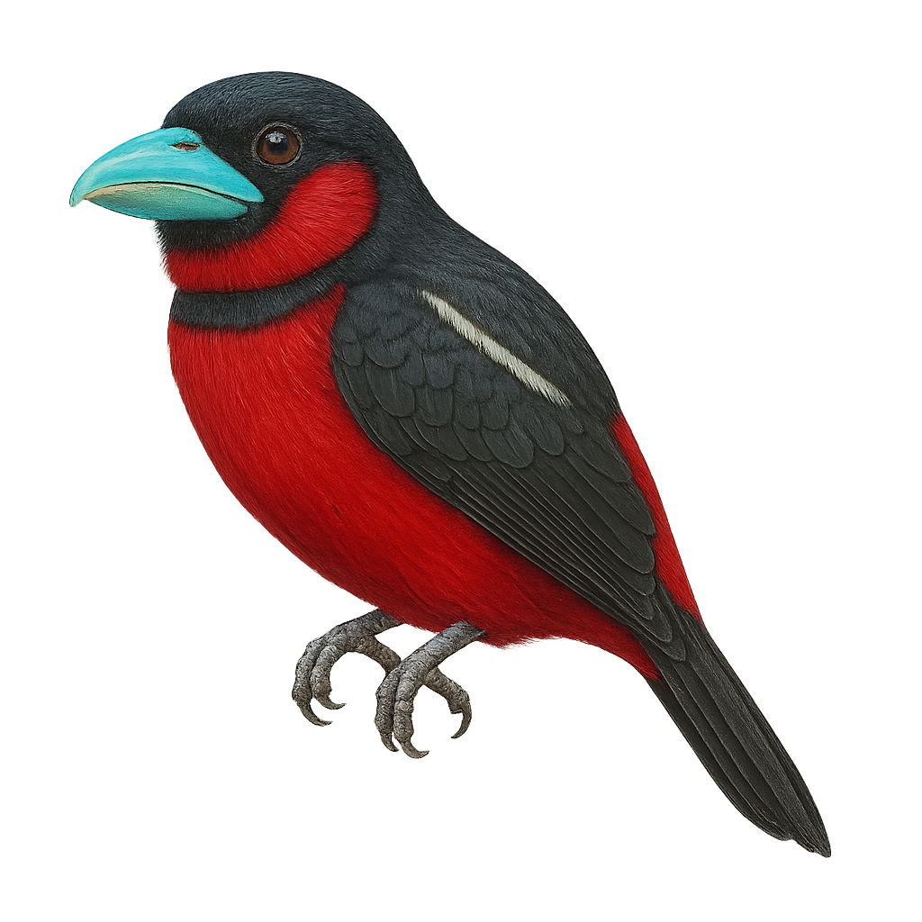 Black-and-red Broadbill