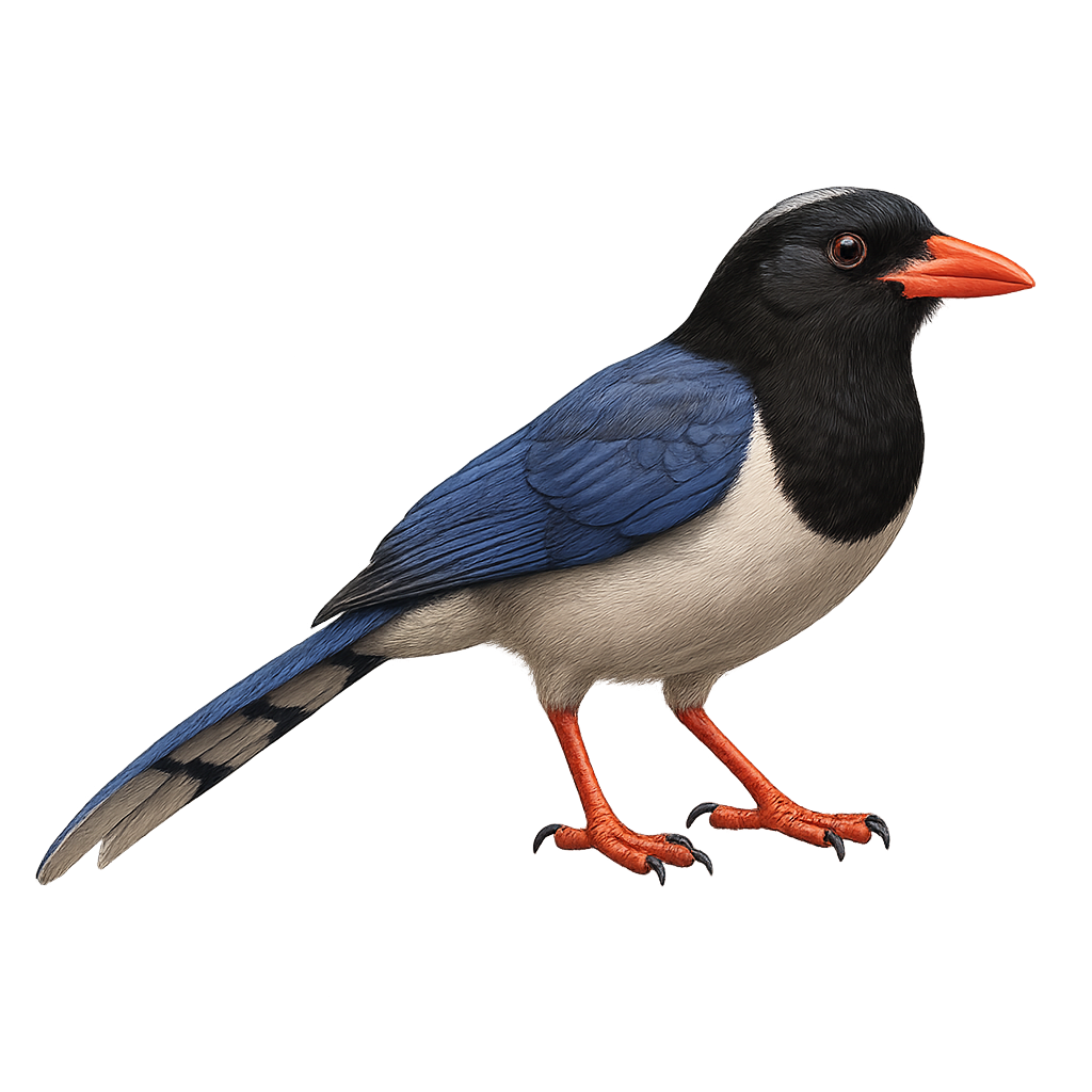 Red-billed Blue Magpie
