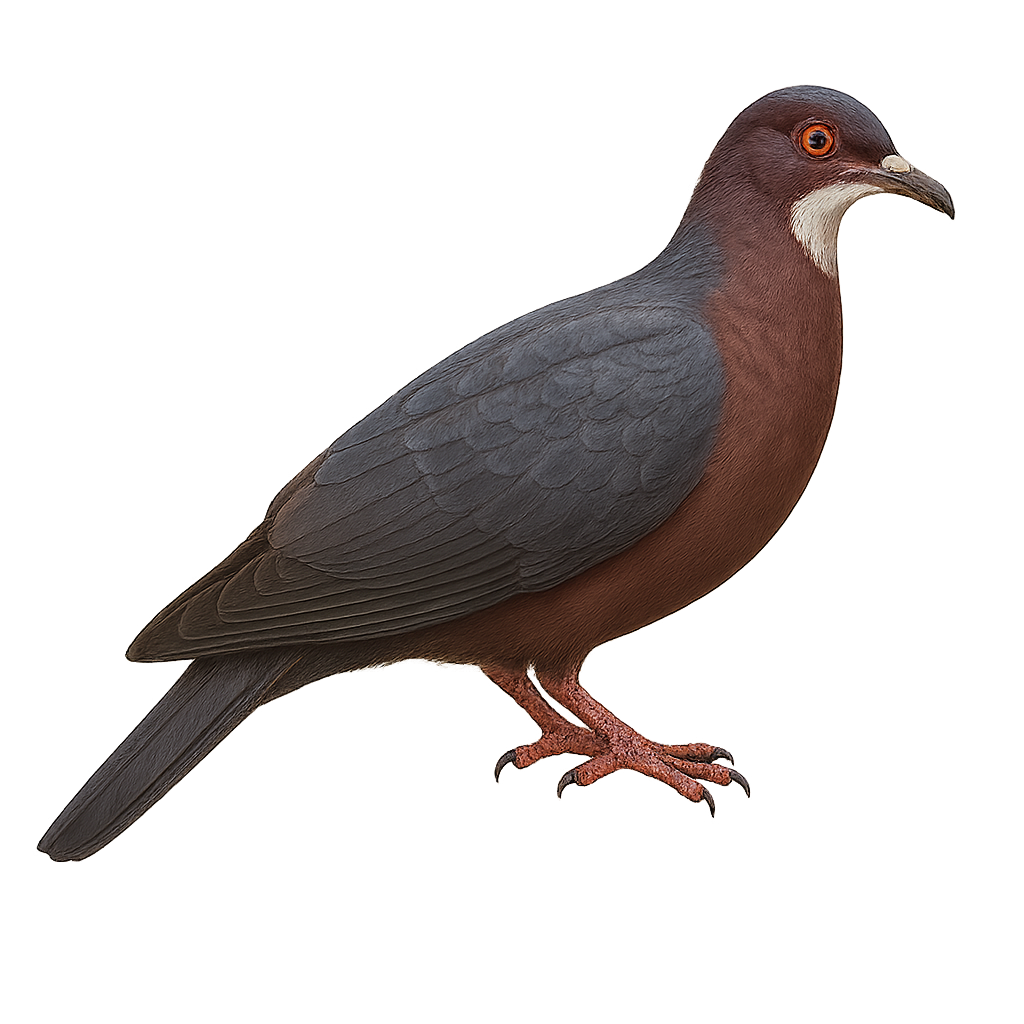 Pigeon à gorge blanche