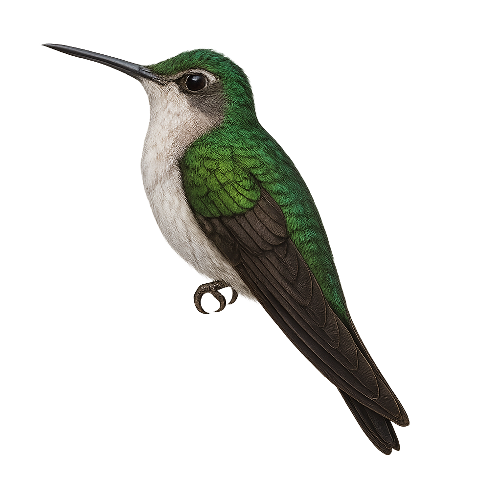 Colibrí de alas curvas