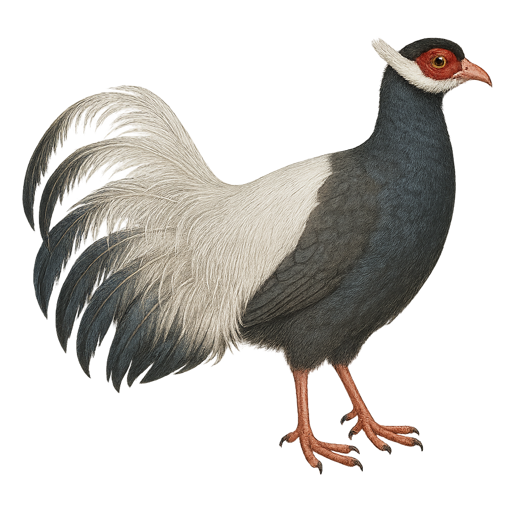 Brown Eared Pheasant