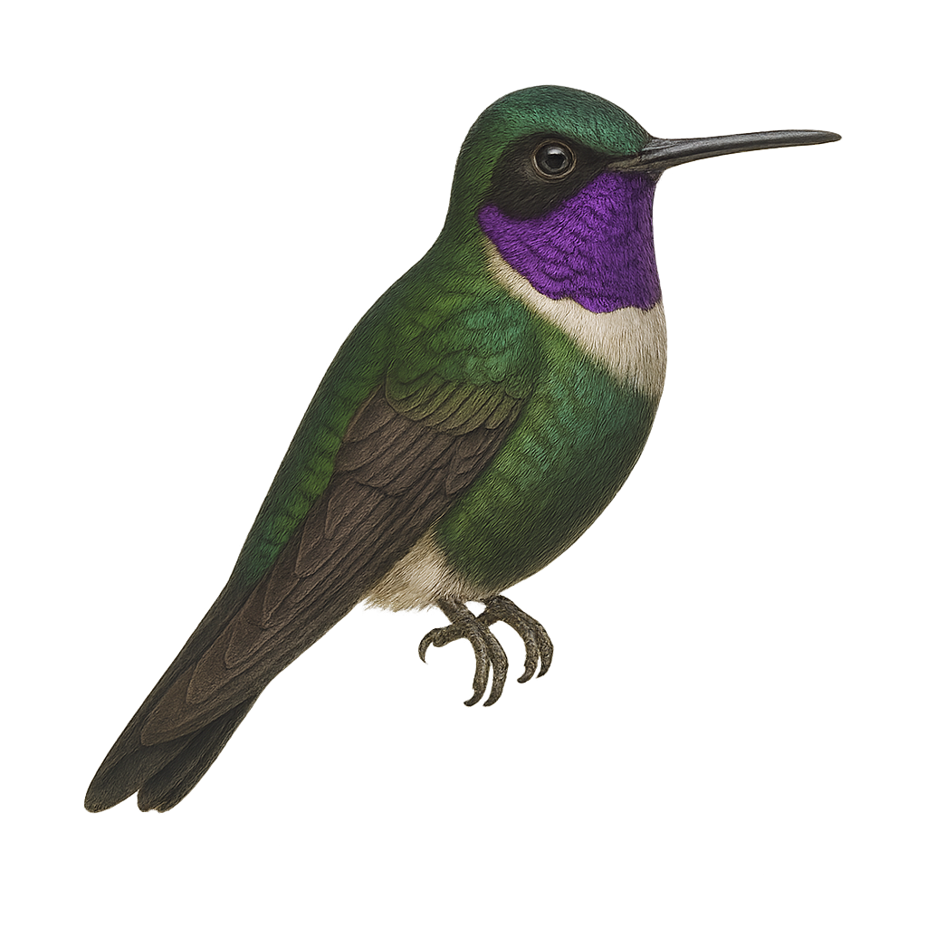 Amethyst-throated Sunangel