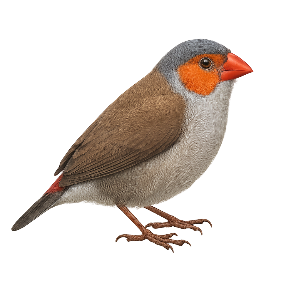 Orange-cheeked Waxbill