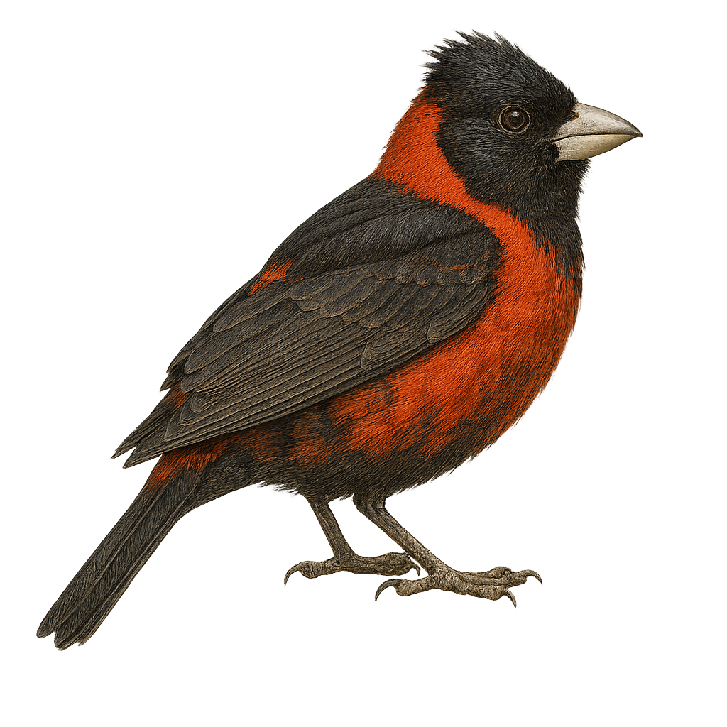 Cardinal à collier
