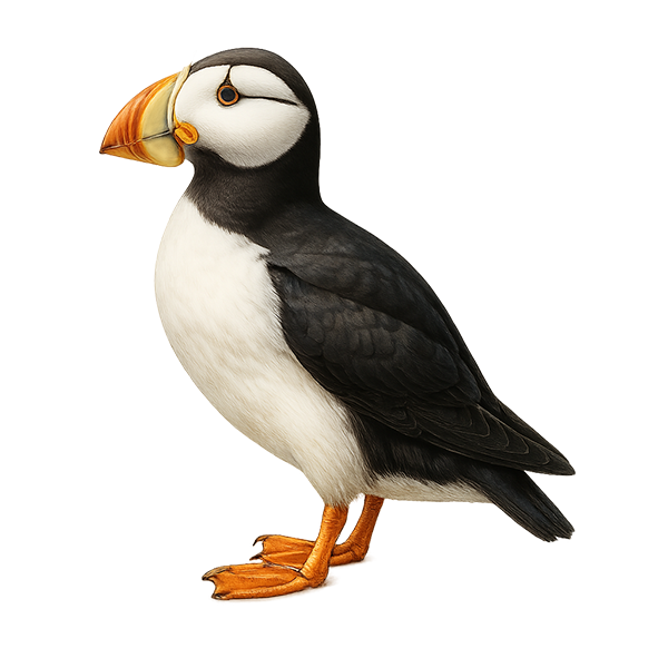 Macareux cornu