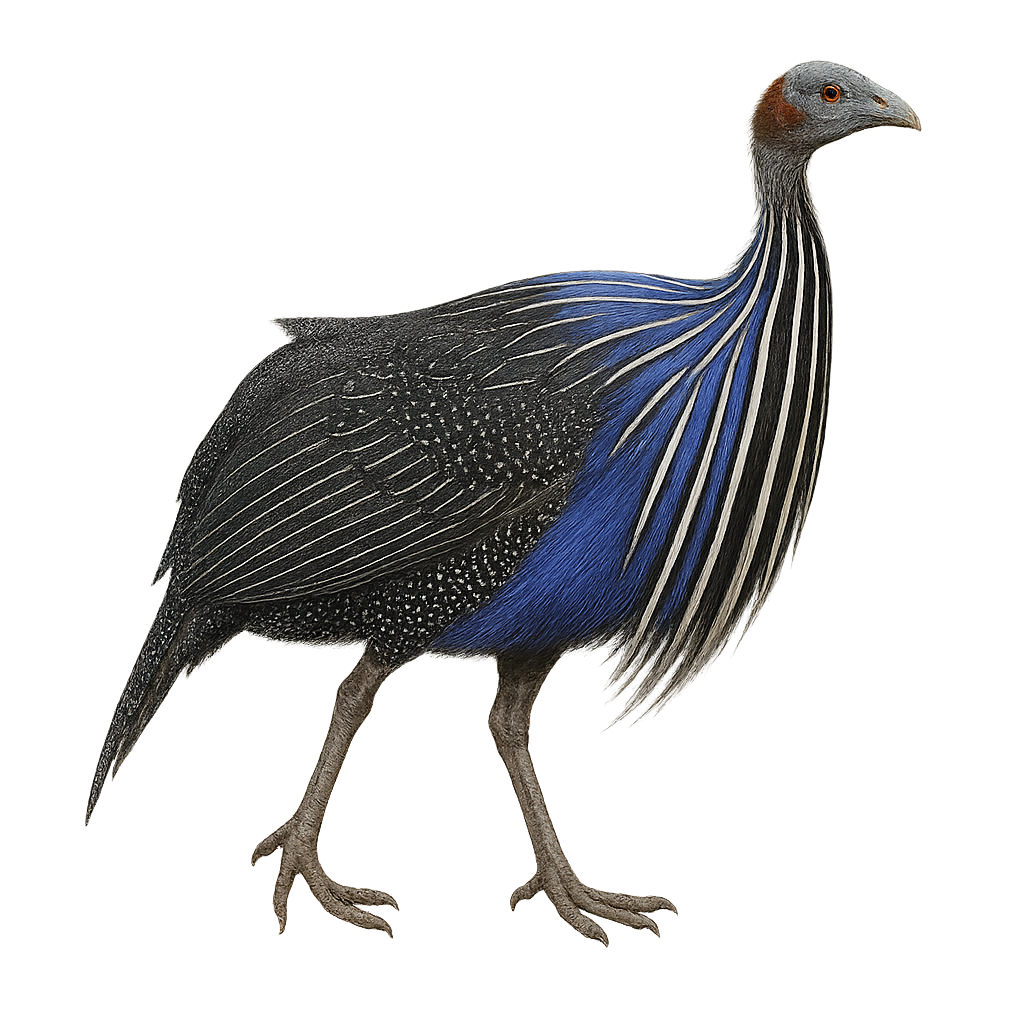 Pintade vulturine
