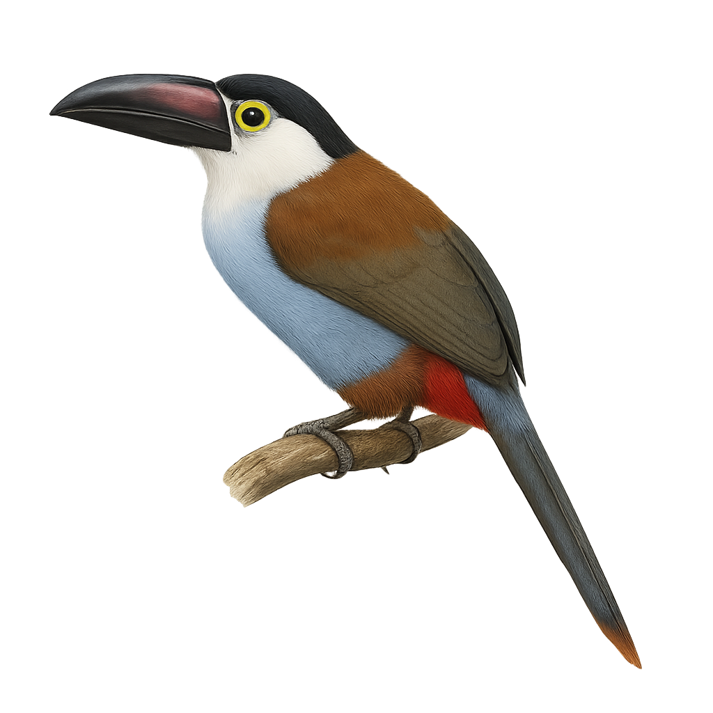 Toucan à bec noir