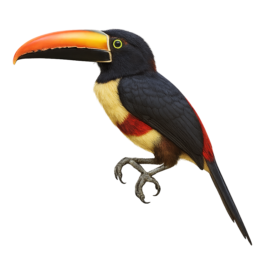 Fiery-billed Aracari