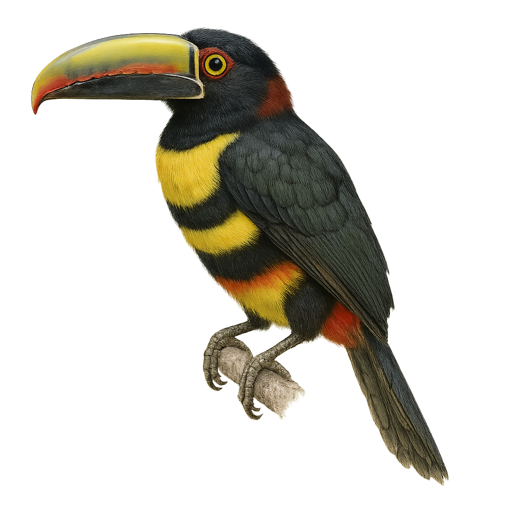 Many-banded Aracari