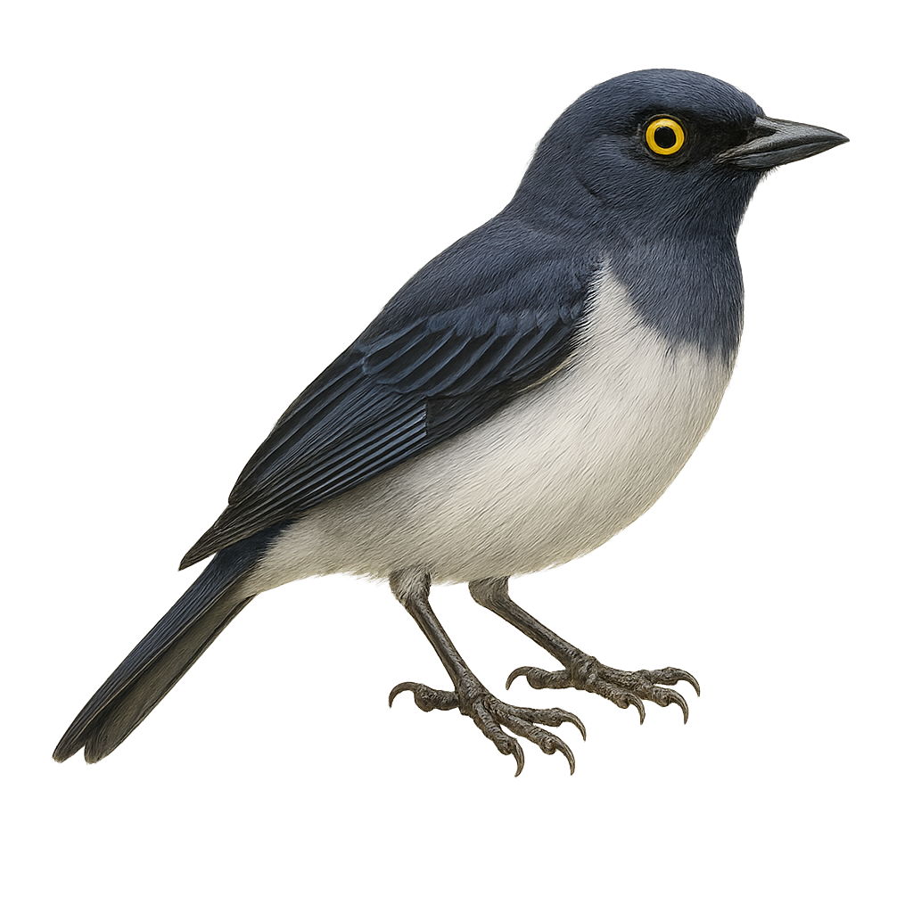 Dacnis de vientre blanco