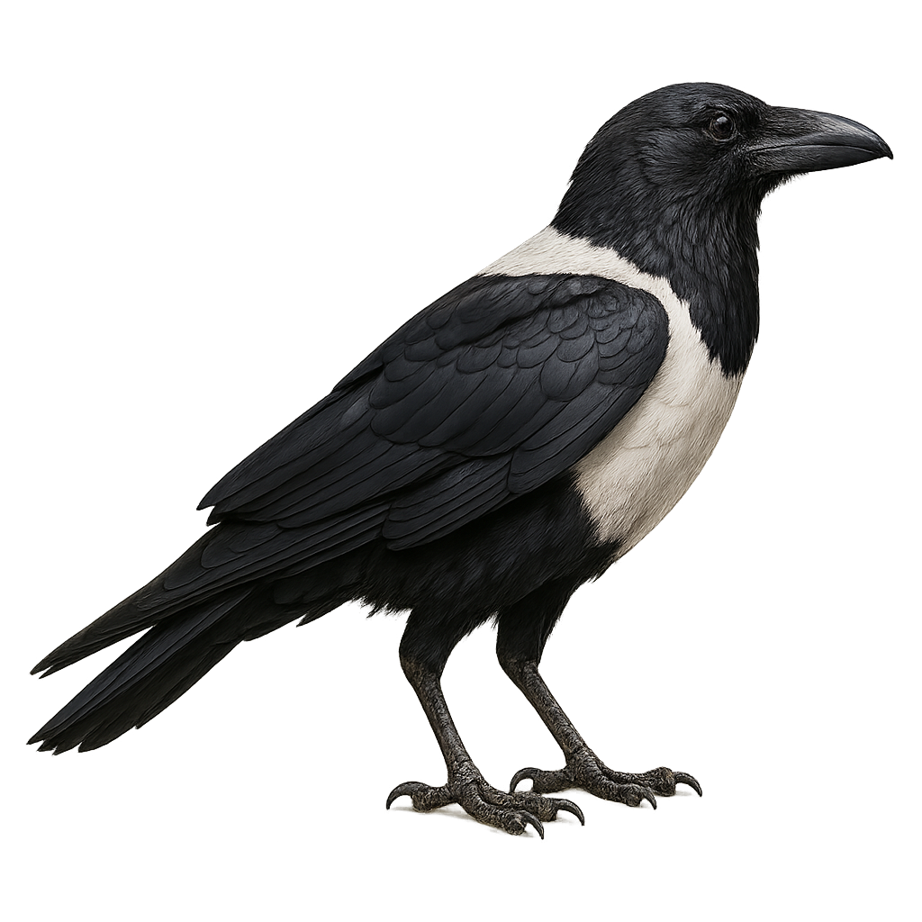 Corbeau pie