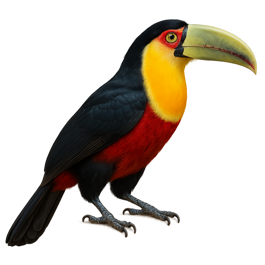 Tucán de pecho rojo