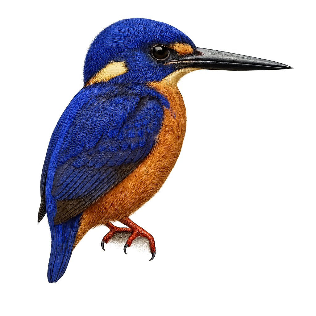 Martin-pêcheur à dos bleu