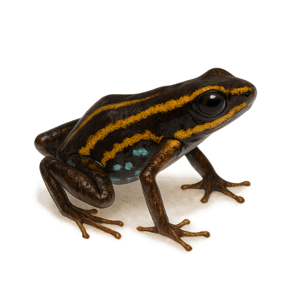 Blue‑bellied poison frog