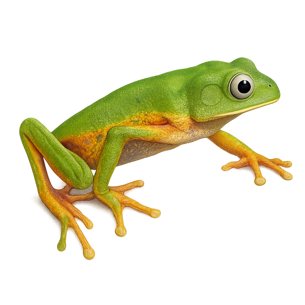 Brownbelly leaf frog