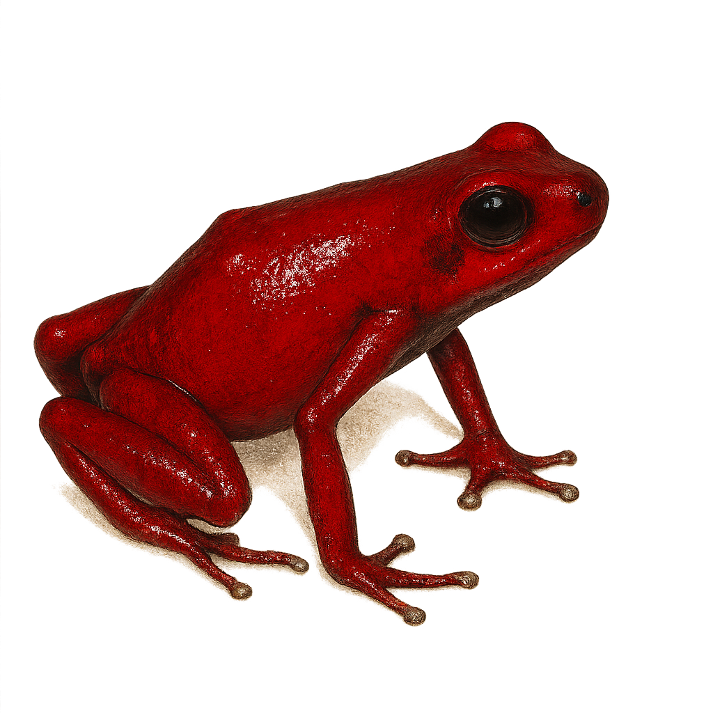 Rana venenosa espléndida