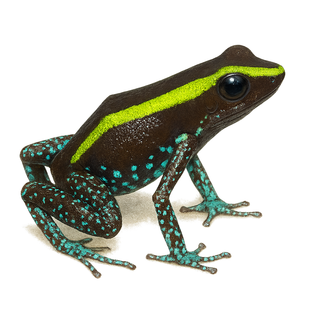 Golden-striped poison frog