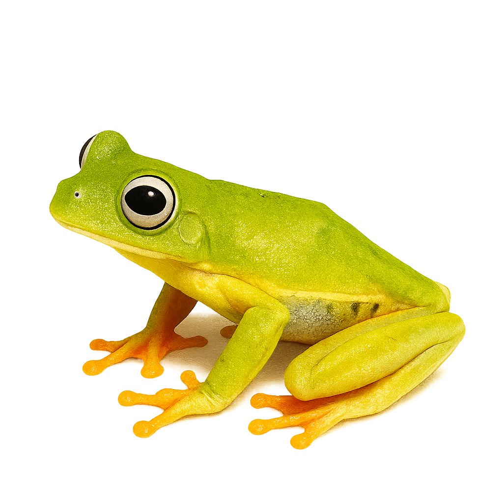Rana de Flancos Blancos