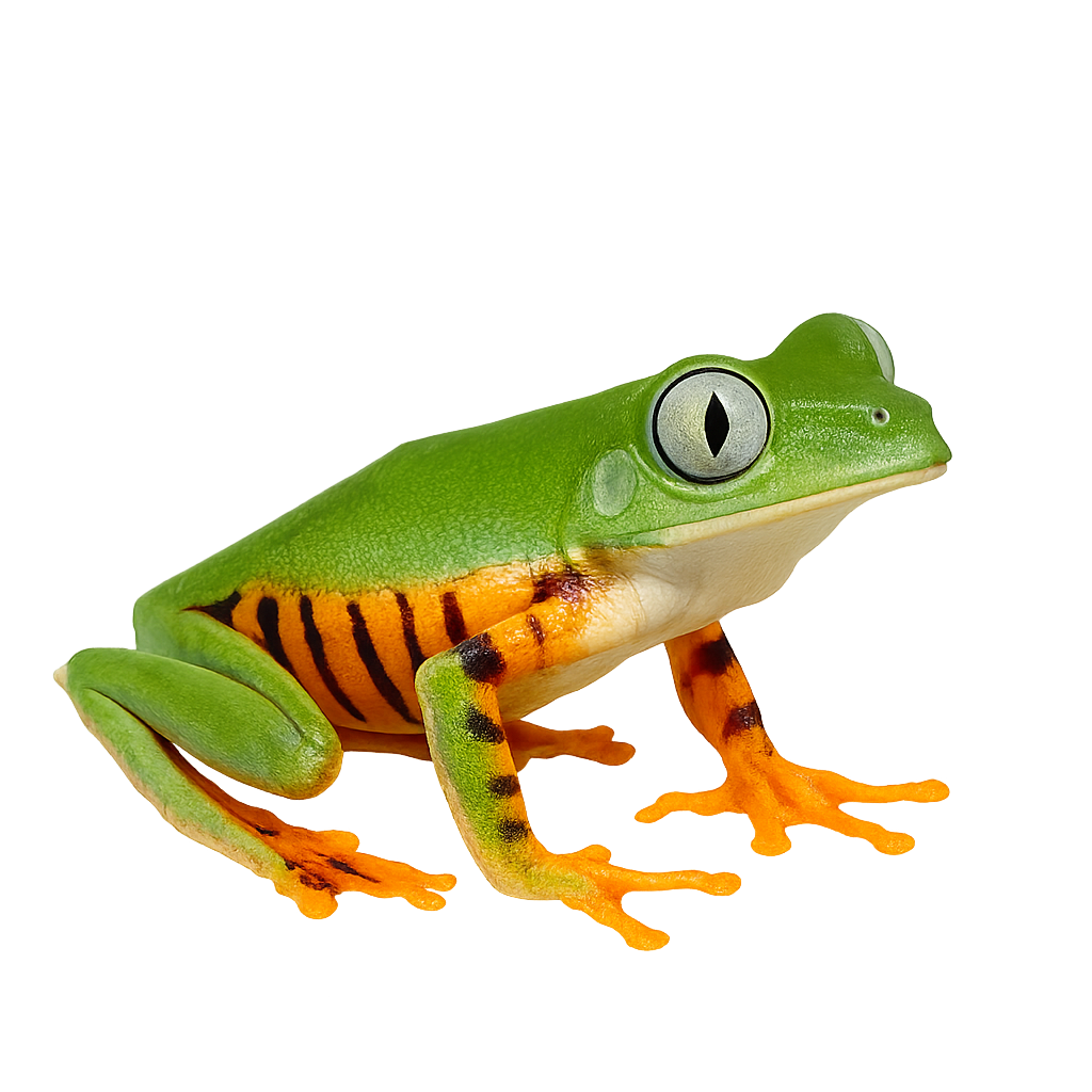 Tiger-striped Leaf Frog