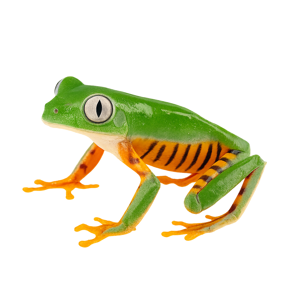Orange-legged Leaf Frog